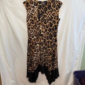 Luxology Leopard Print Sleeveless Dress, 10